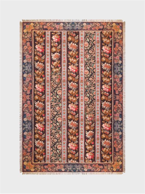Pure silk scarf with floral and baroque motif PIERRE-LOUIS MASCIA | 135X195S4518937